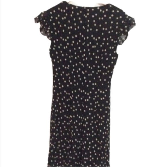 🍃 Evan Picone Black/White Polkadot Dress - Picture 2 of 5